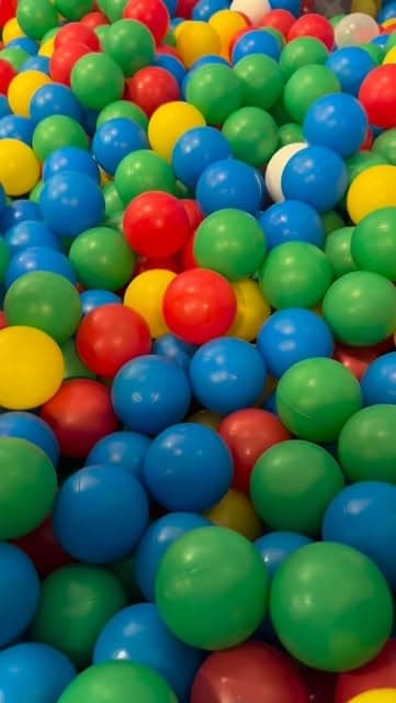 Kids in the ball pit